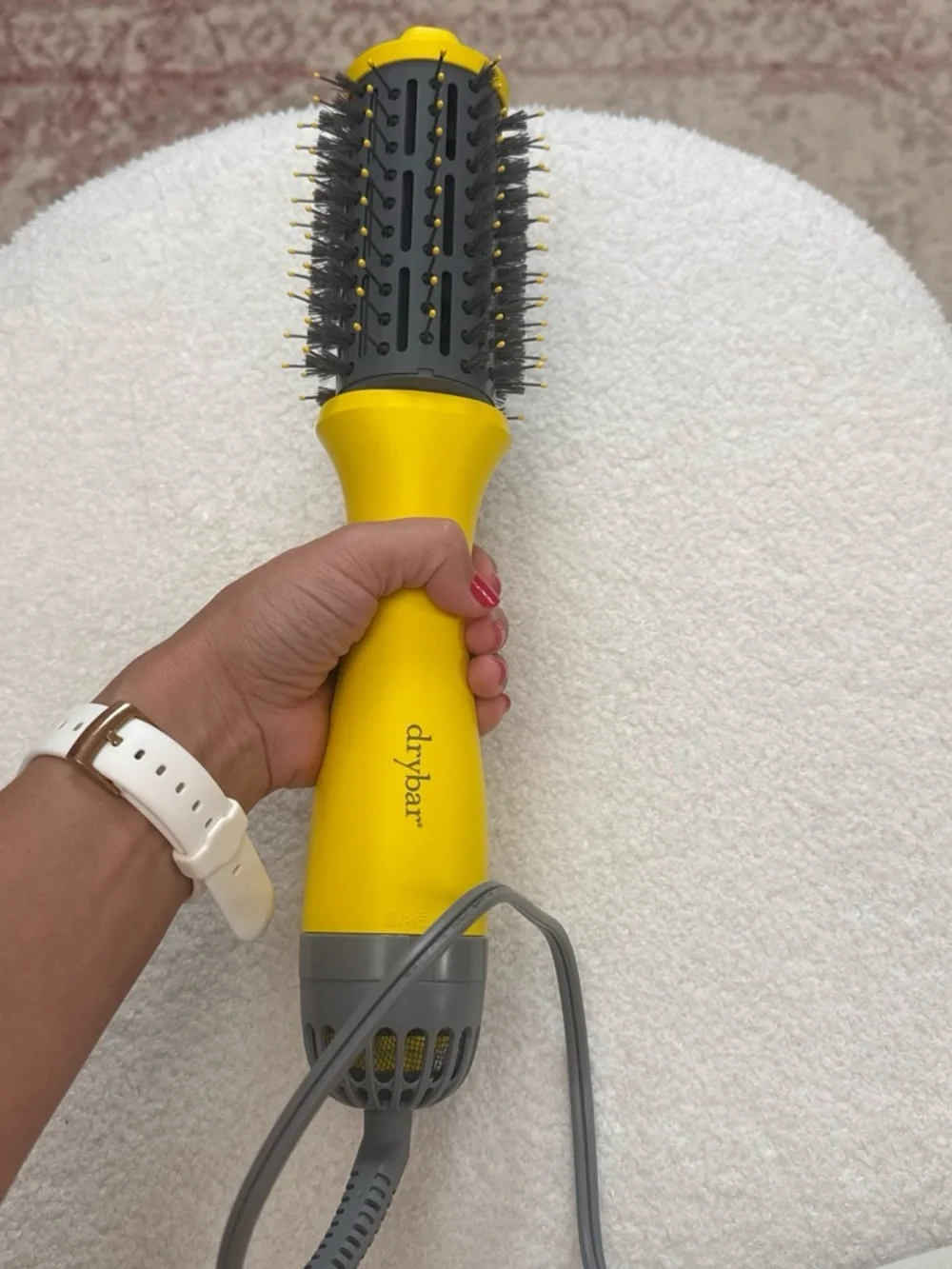 Drybar The Single Shot Round Blow-Dryer Brush in Yellow and Gray